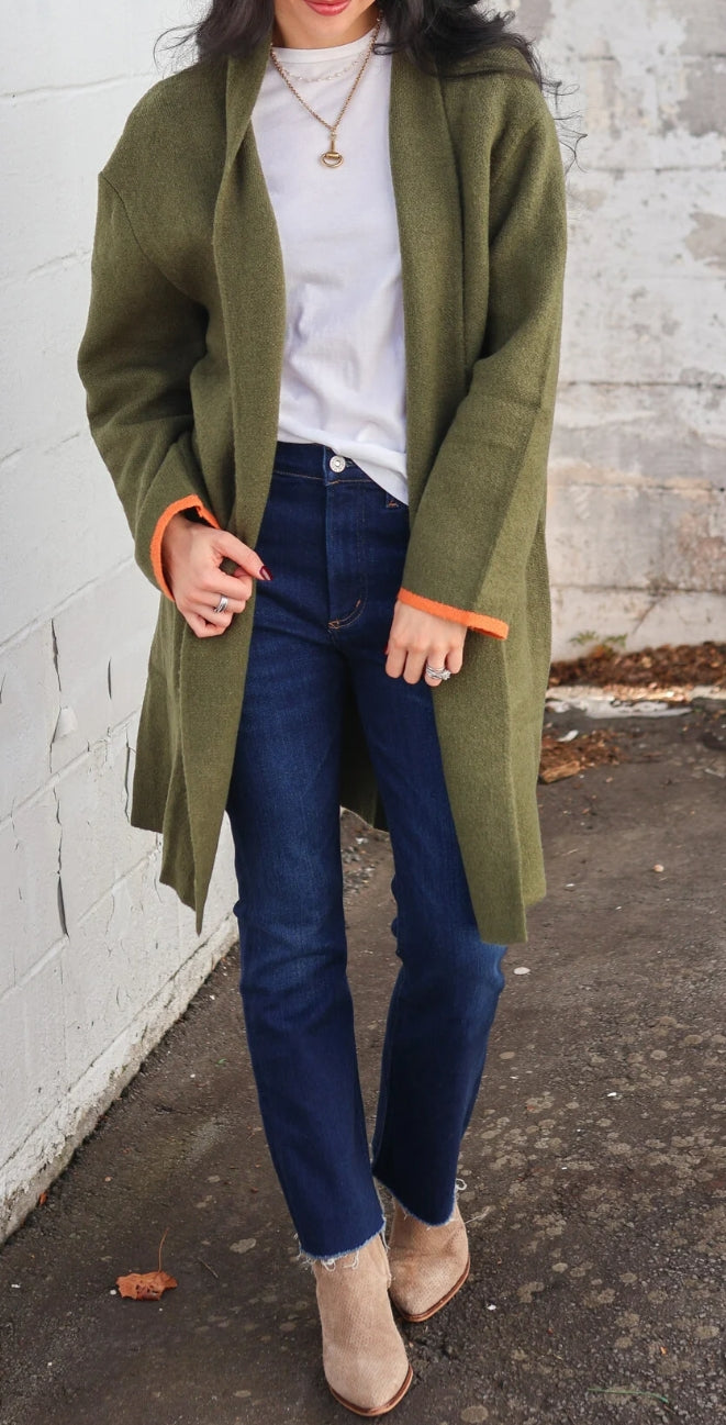 THML SUPER STRIPE CARDIGAN