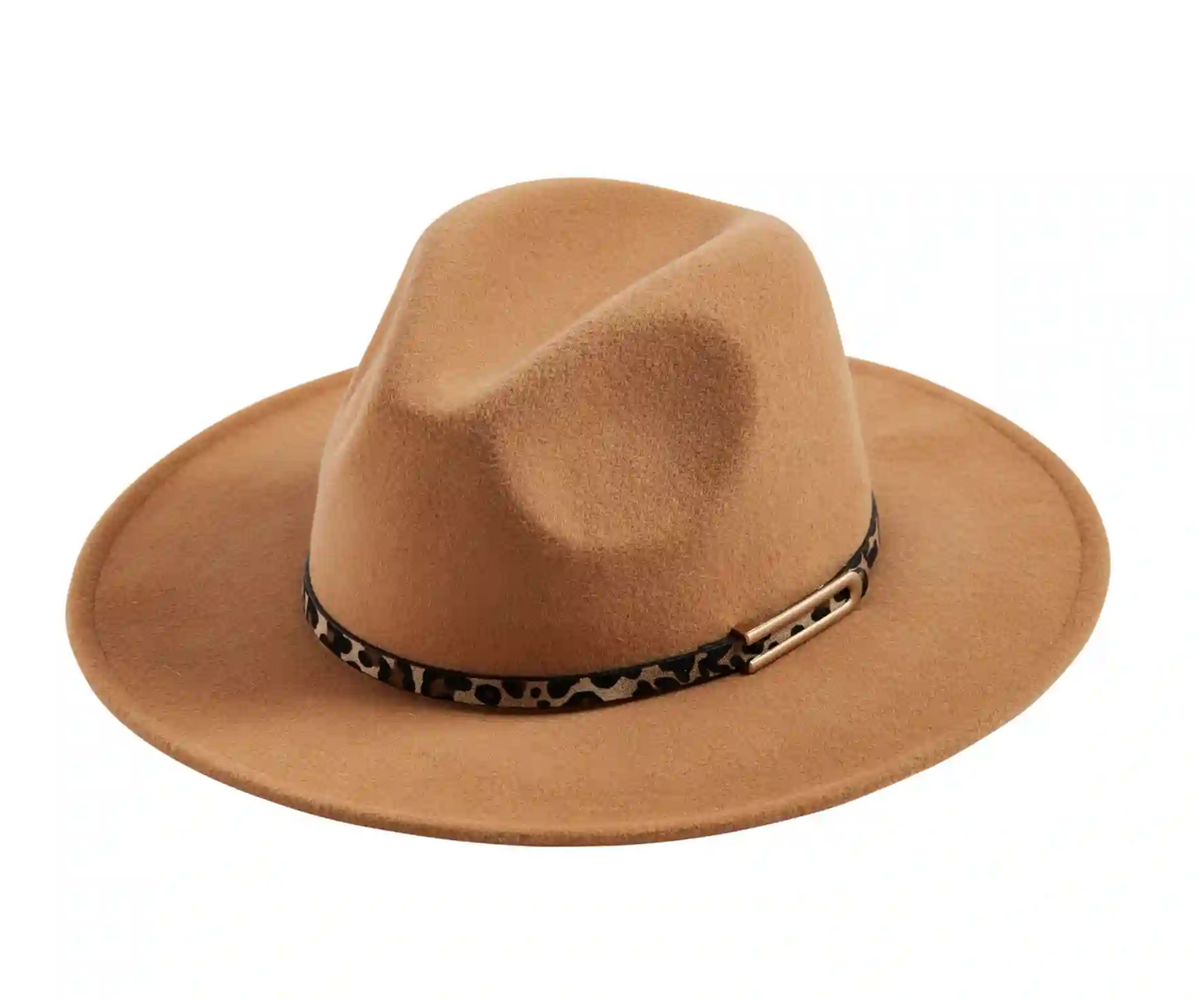 MUDPIE LEOPARD BAND FEDORA