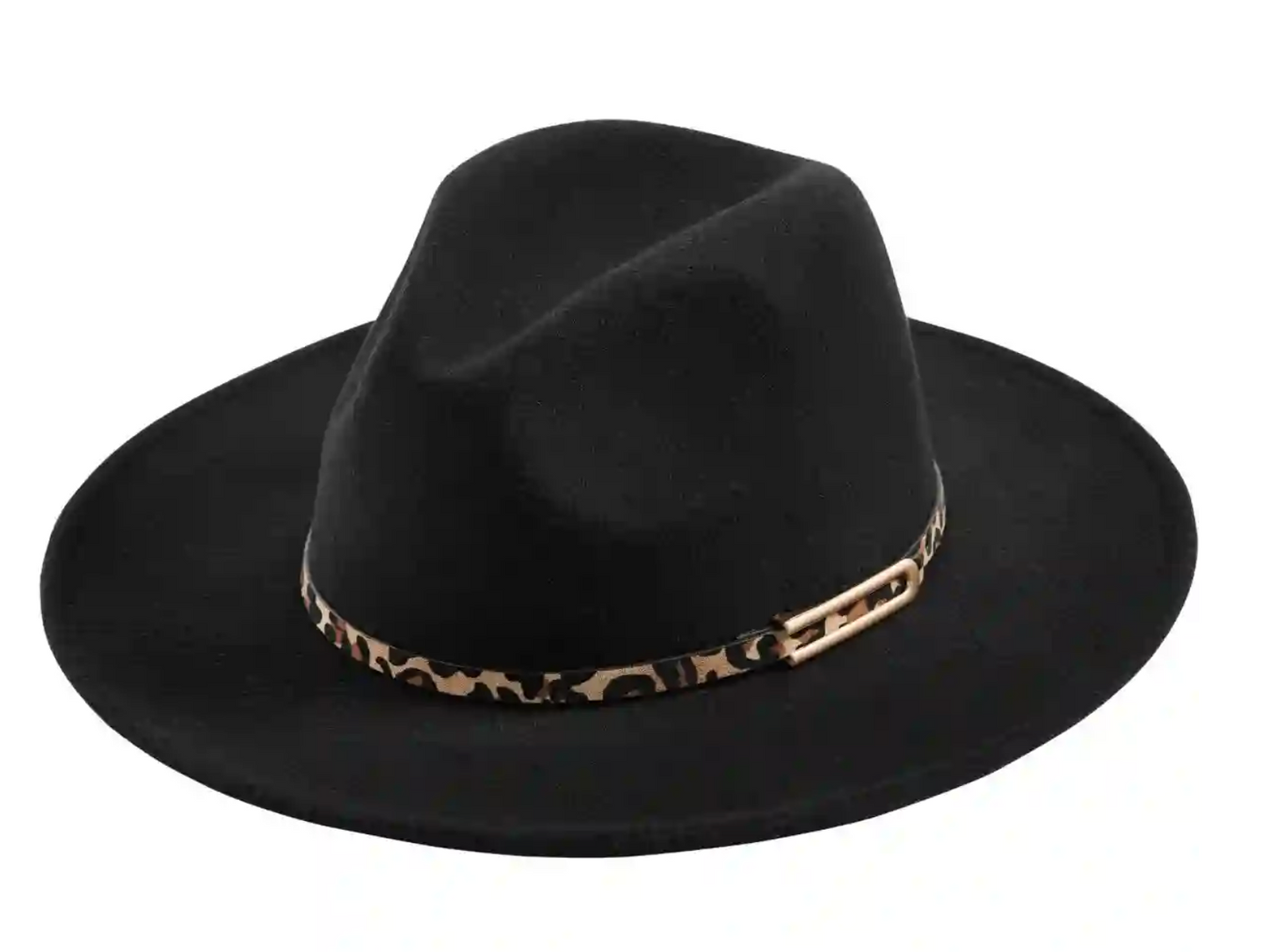 MUDPIE LEOPARD BAND FEDORA