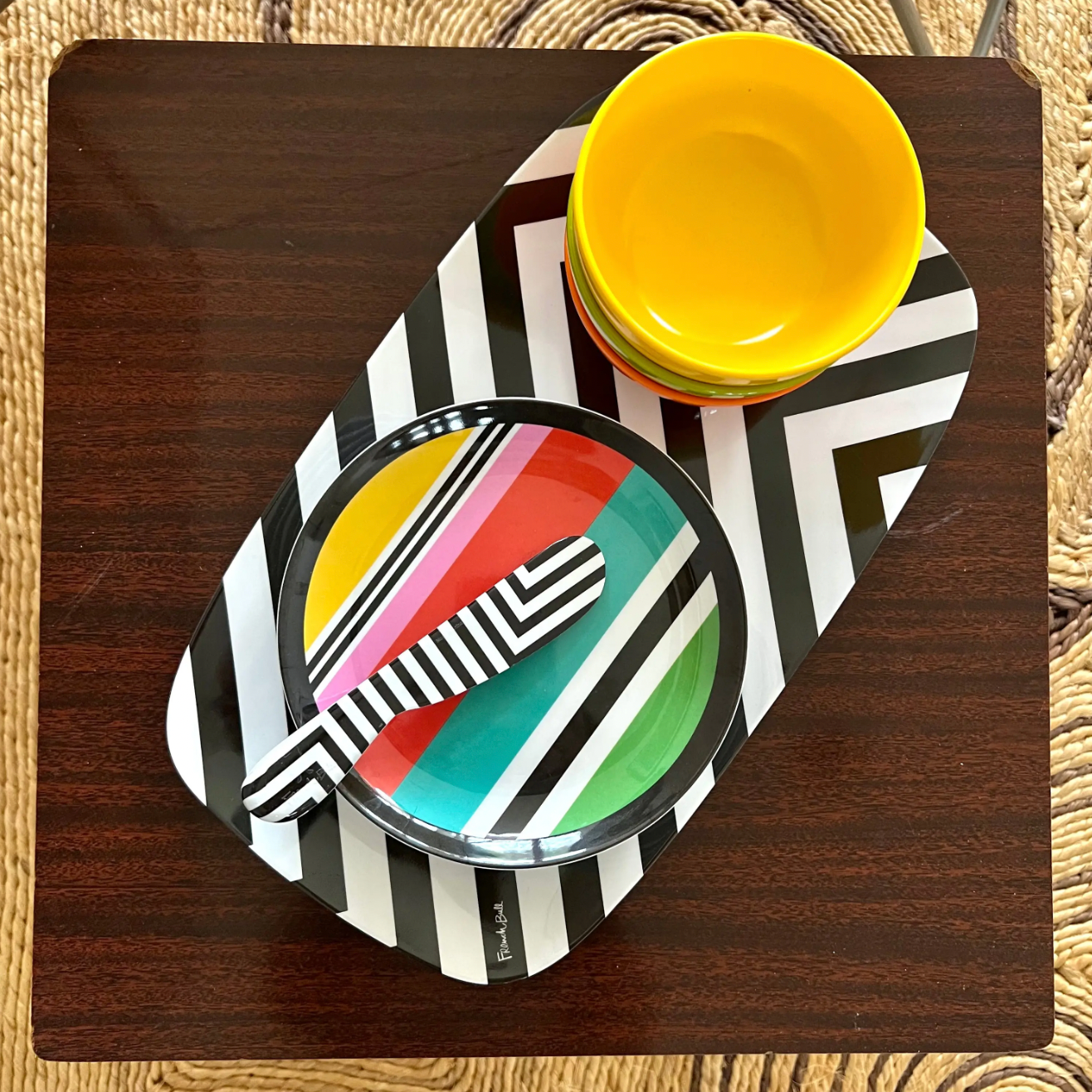 FRENCH BULL SMALL RECTANGLE PLATTER