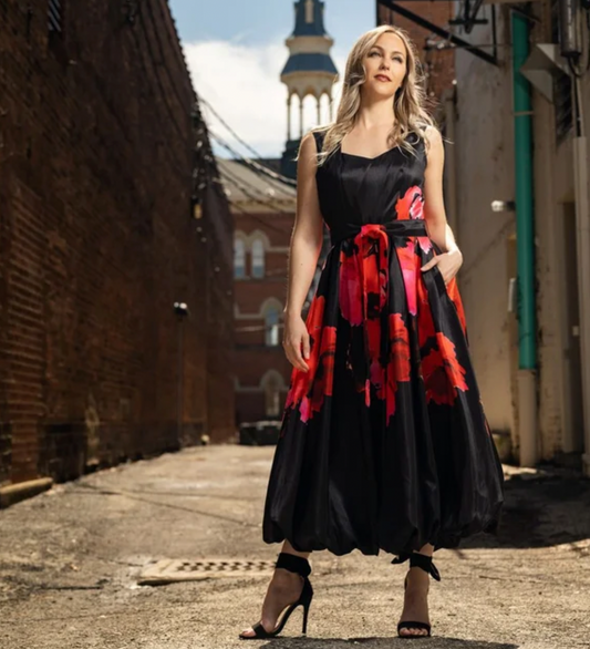 SAMUEL DONG PRINT DRESS