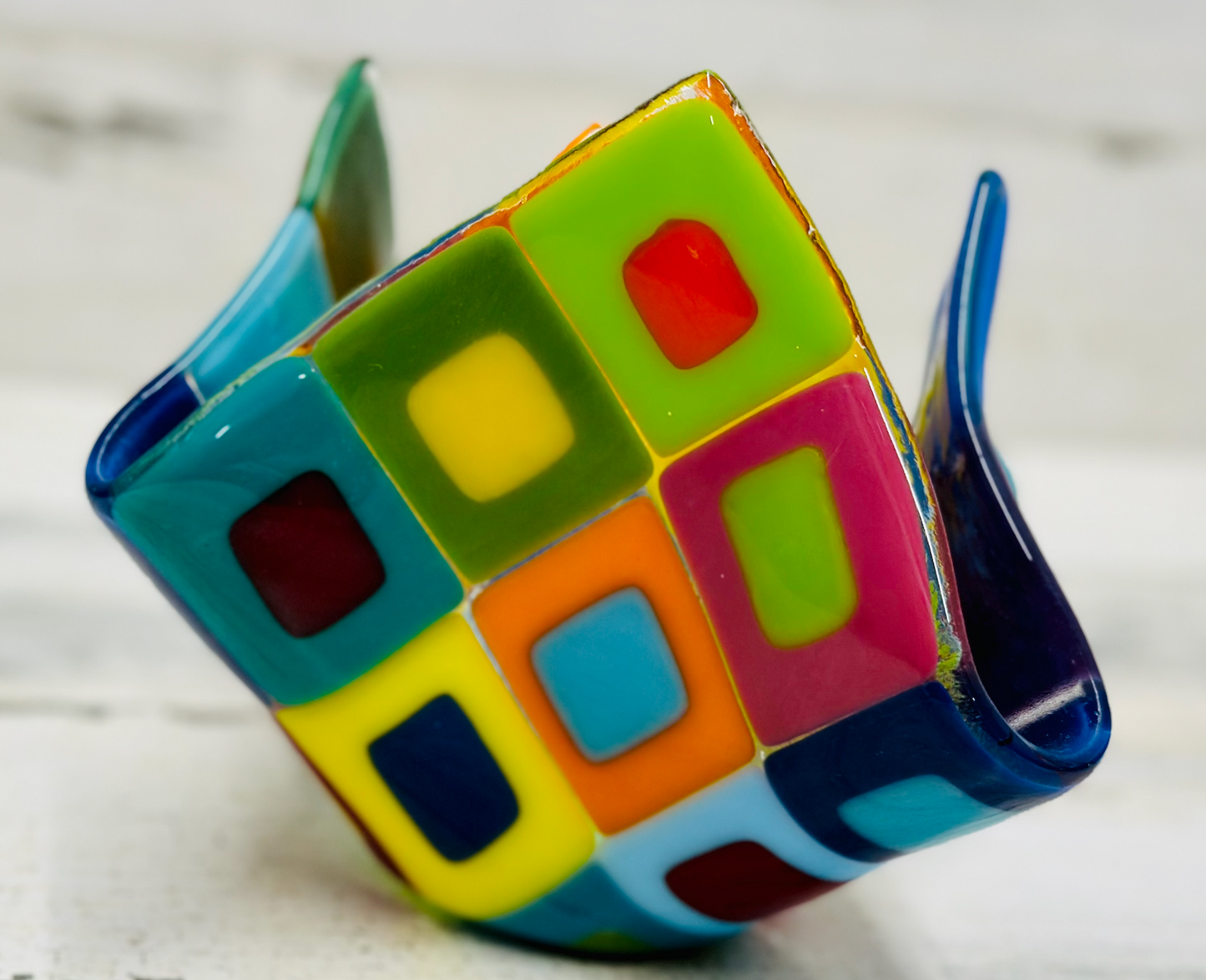 CASE ISLAND GLASS VASES