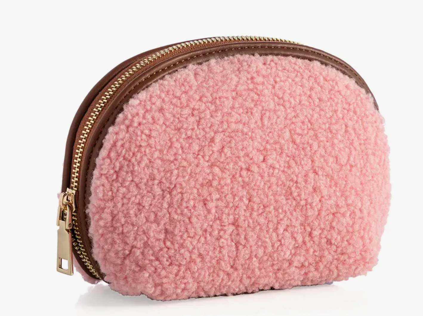 SHIRALEAH SHERPA COSMETIC POUCH