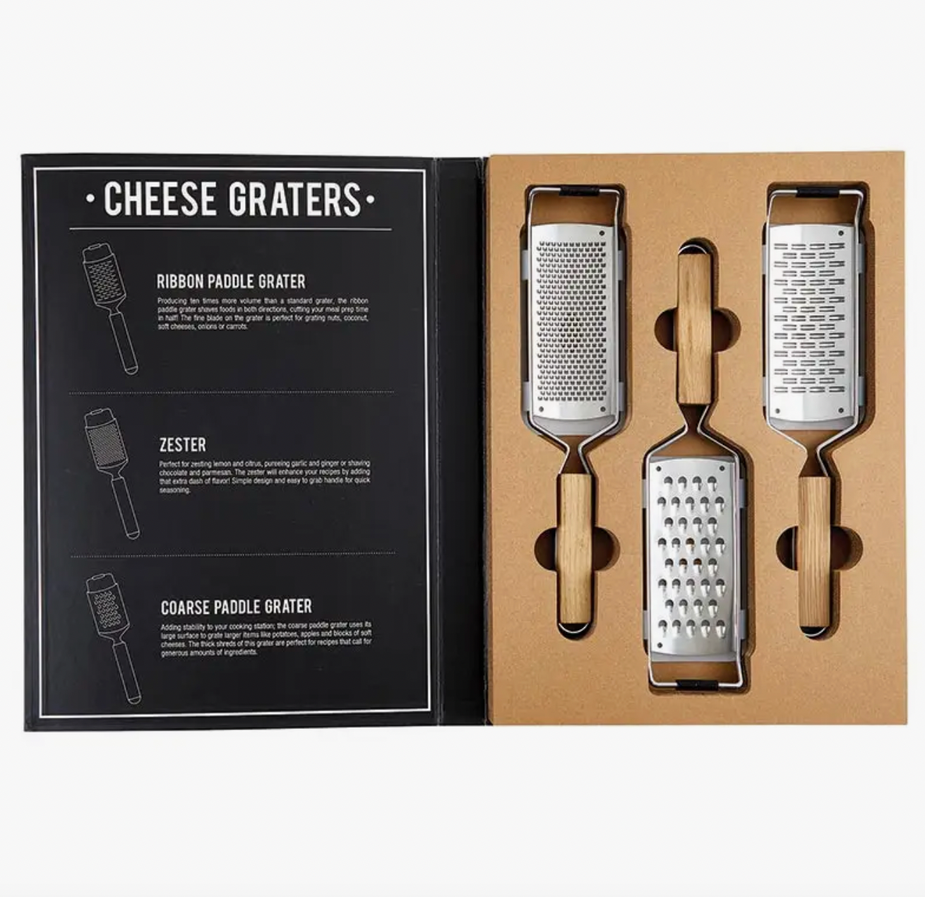 SANTA BARBARA DESIGNS CHEESE GRATER BOOK SET