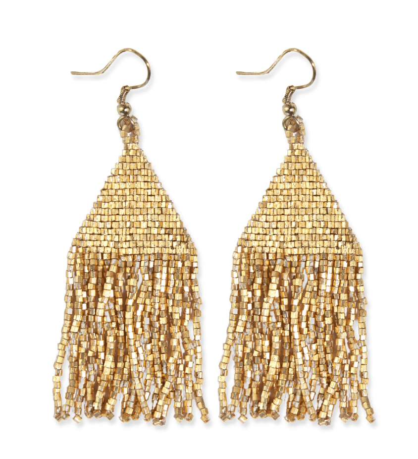 INK + ALLOY SOLID LUXE PETITE FRINGE EARRING
