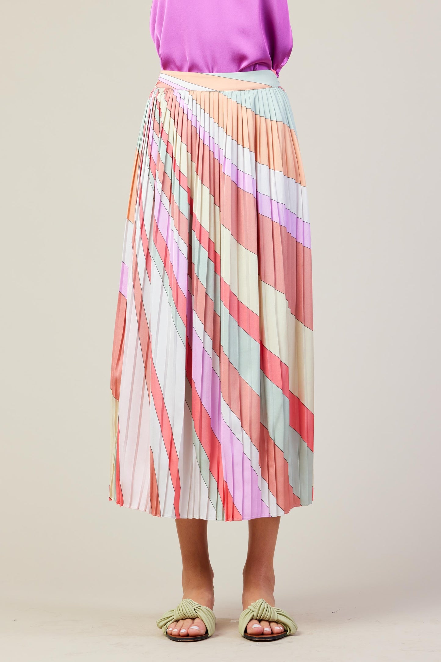 SKIES ARE BLUE CORA MIDI SKIRT