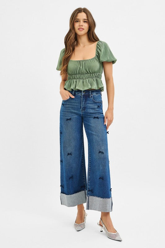RISEN BETTY BOW JEANS