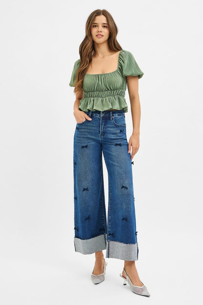 RISEN BETTY BOW JEANS