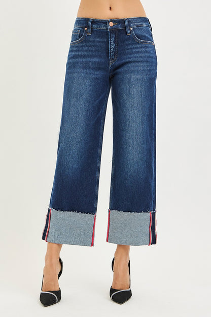 RISEN BIDIE CUFFED JEANS