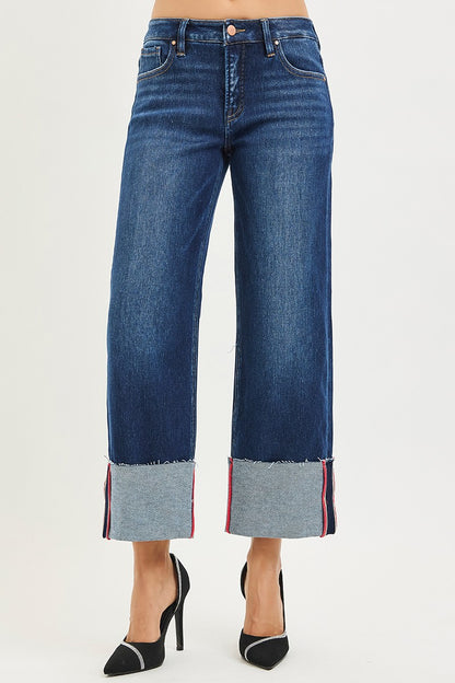 RISEN BIDIE CUFFED JEANS