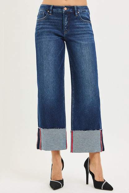 RISEN BIDIE CUFFED JEANS