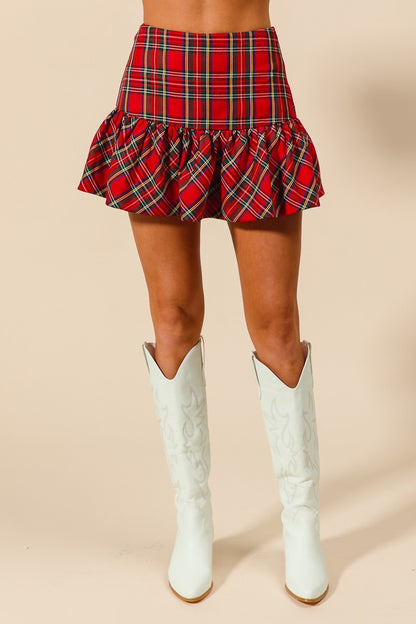 SO ME HOLLY BALLOON SKIRT