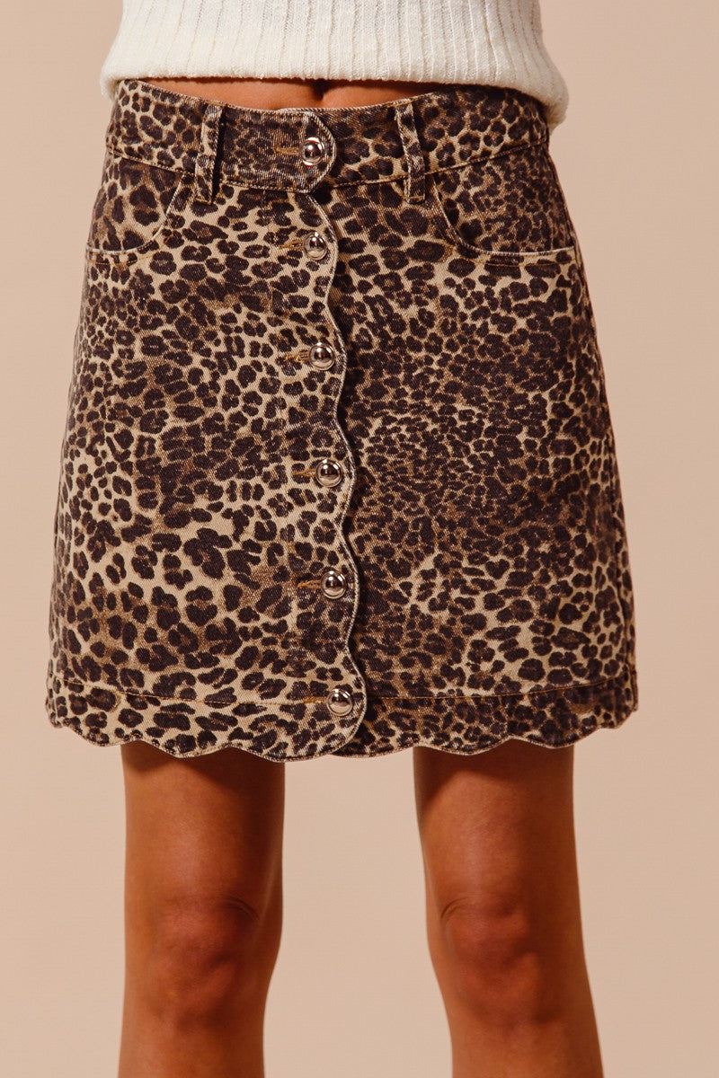 SO ME WILD STYLE MINI SKIRT