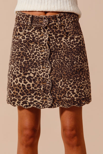 SO ME WILD STYLE MINI SKIRT
