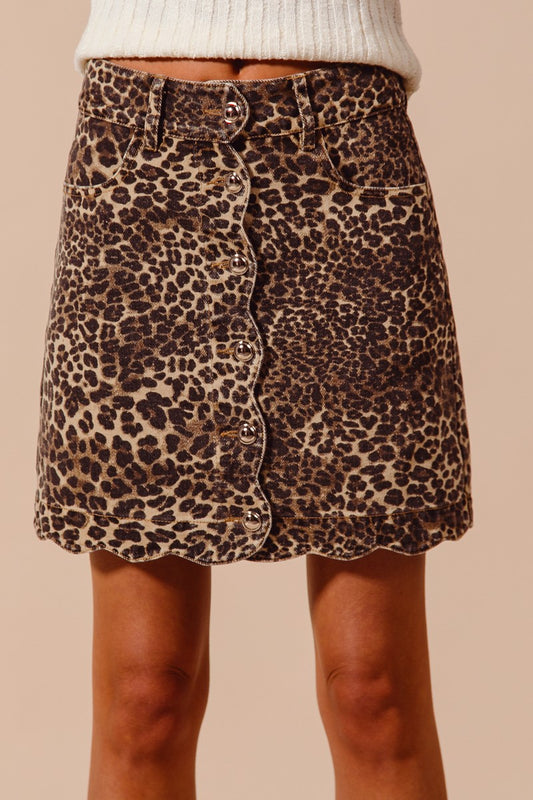 SO ME WILD STYLE MINI SKIRT