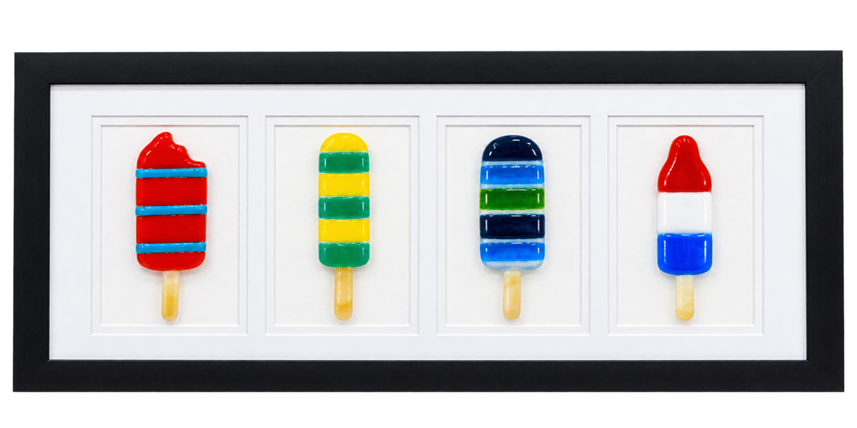 11: ELEVEN FUSED GLASS POPSICLE COLLECTION