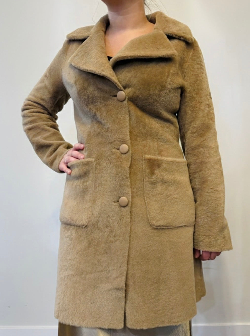 RIVO SHEARLING REVERSIBLE COAT