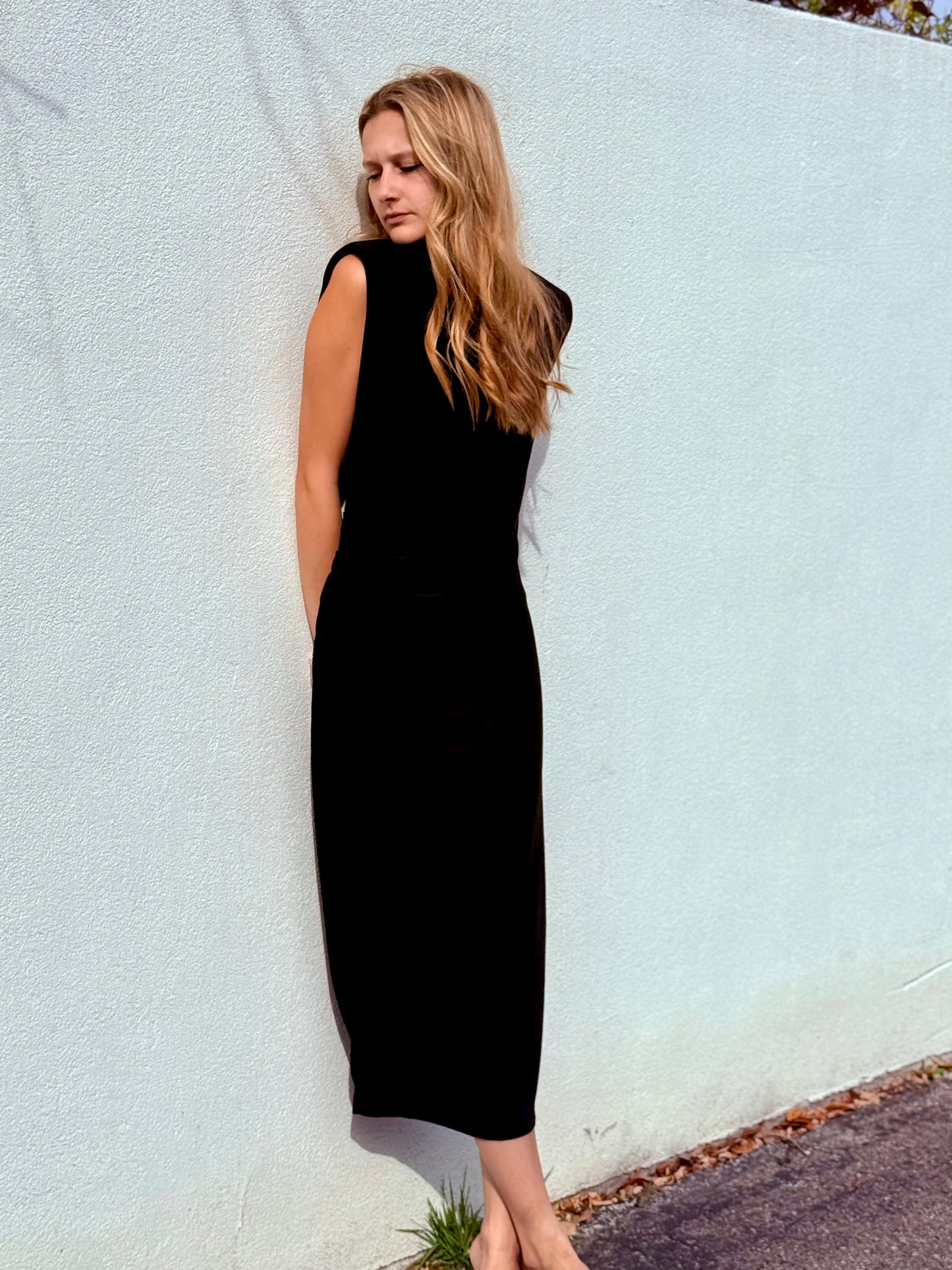 ASTRID BLACK MAXI SHIFT ASTRID BLACK MAXI SHIFT