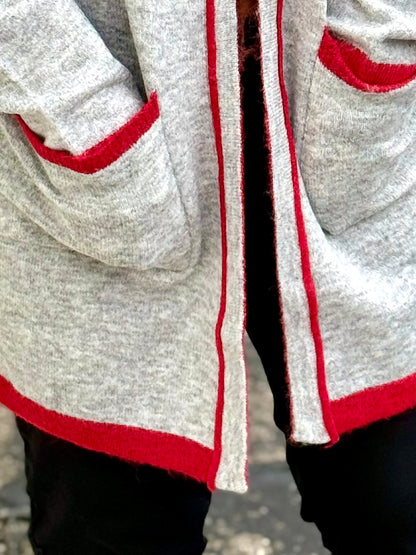 JUST MADISON ALL THE LOVE CARDIGAN