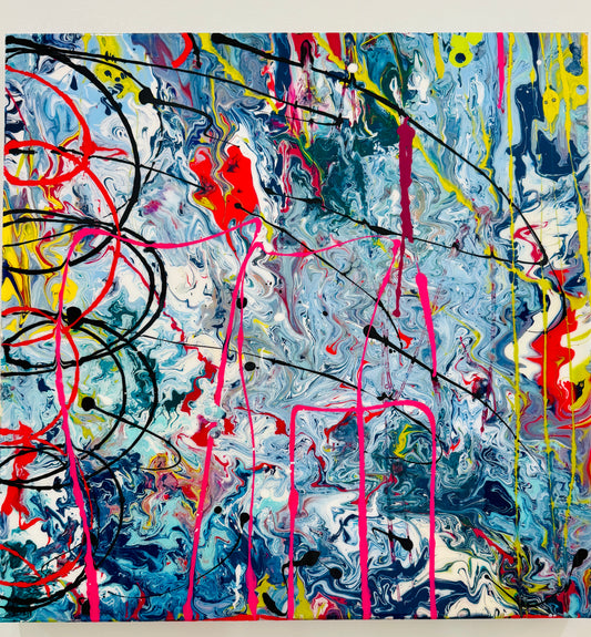 11: ELEVEN ACRYLIC ON CANVAS