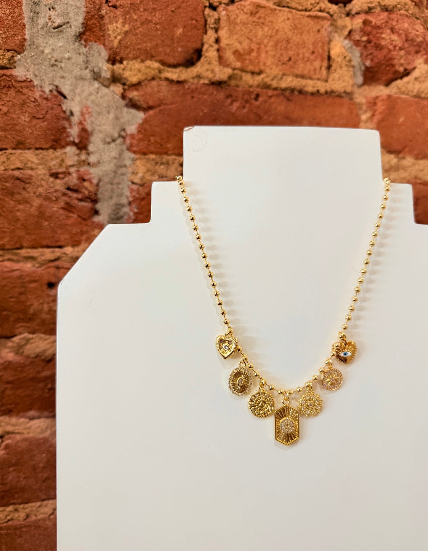 OMGBLINGS LUCKY CHARMS NECKLACE