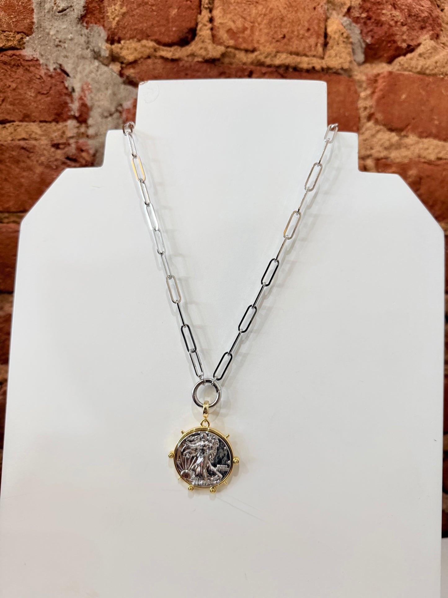 OMGBLINGS COIN NECKLACE