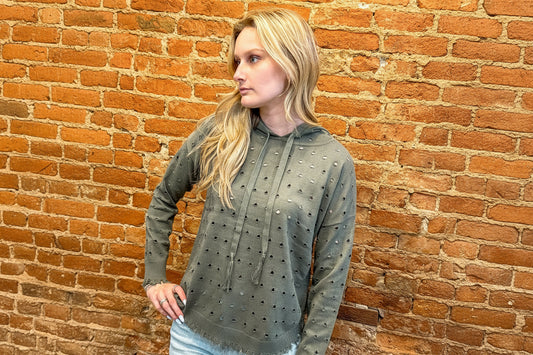 J.SOCIETY SWISS CHEESE HOODIE