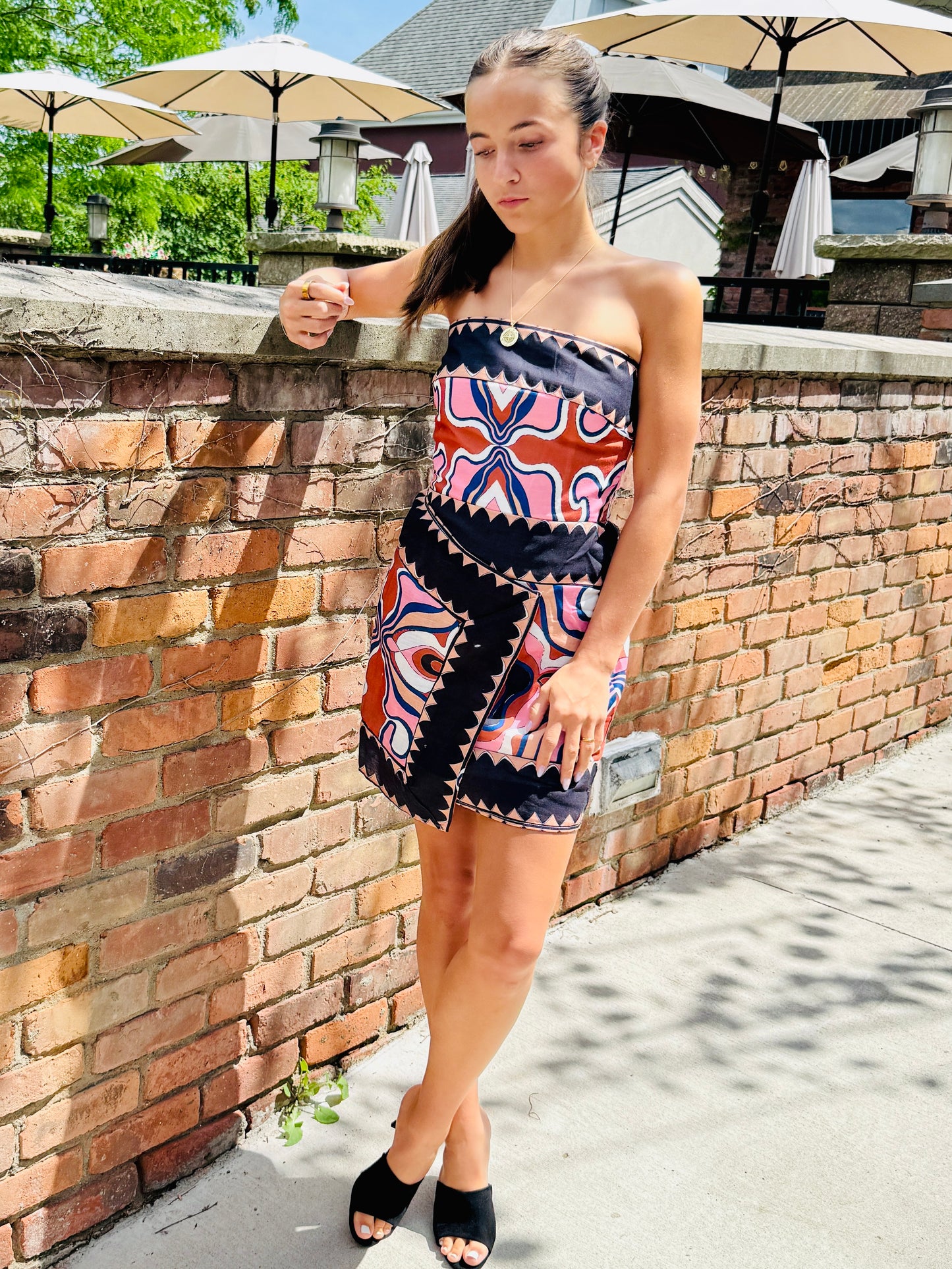 FORE COLLECTION TWIGGY MINI DRESS