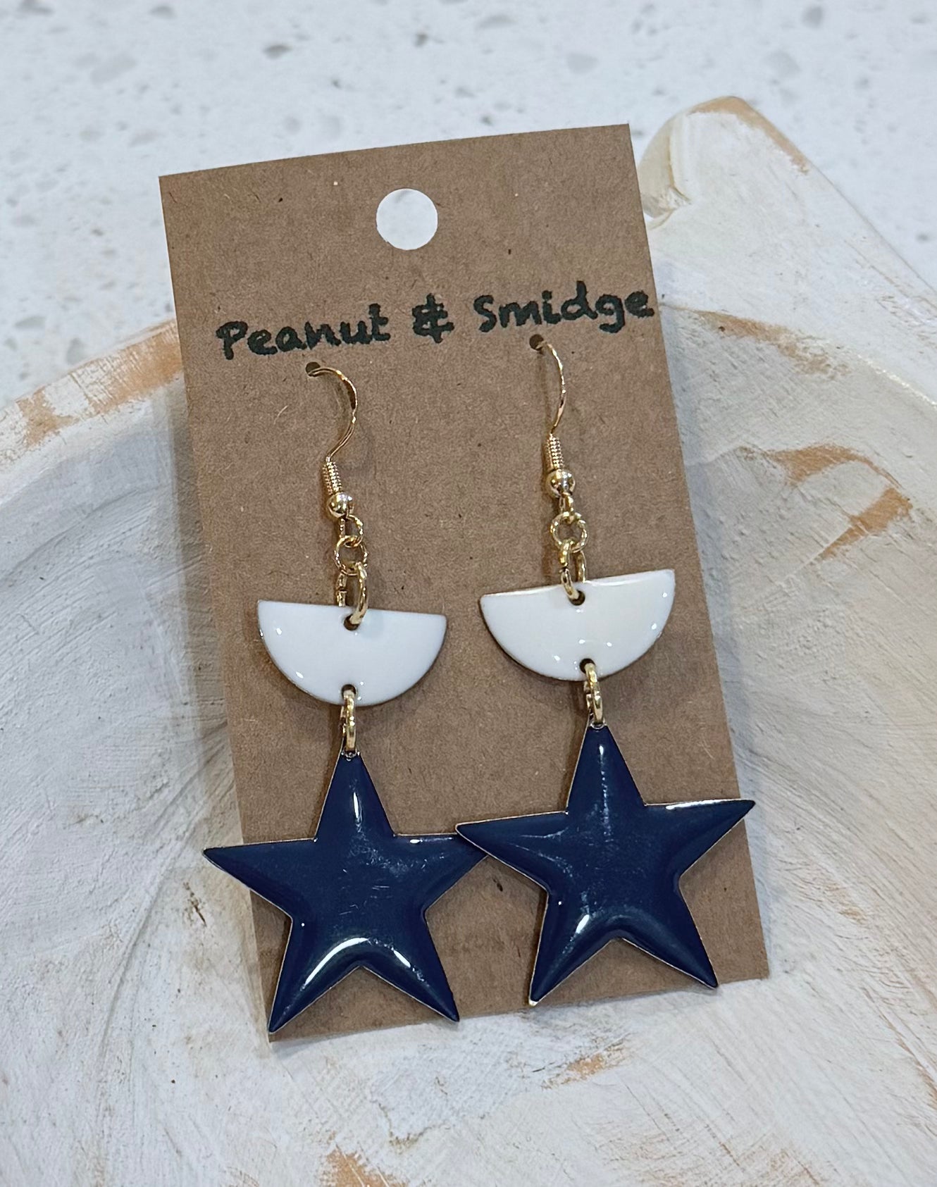 PEANUT & SMIDGE USA EARRINGS