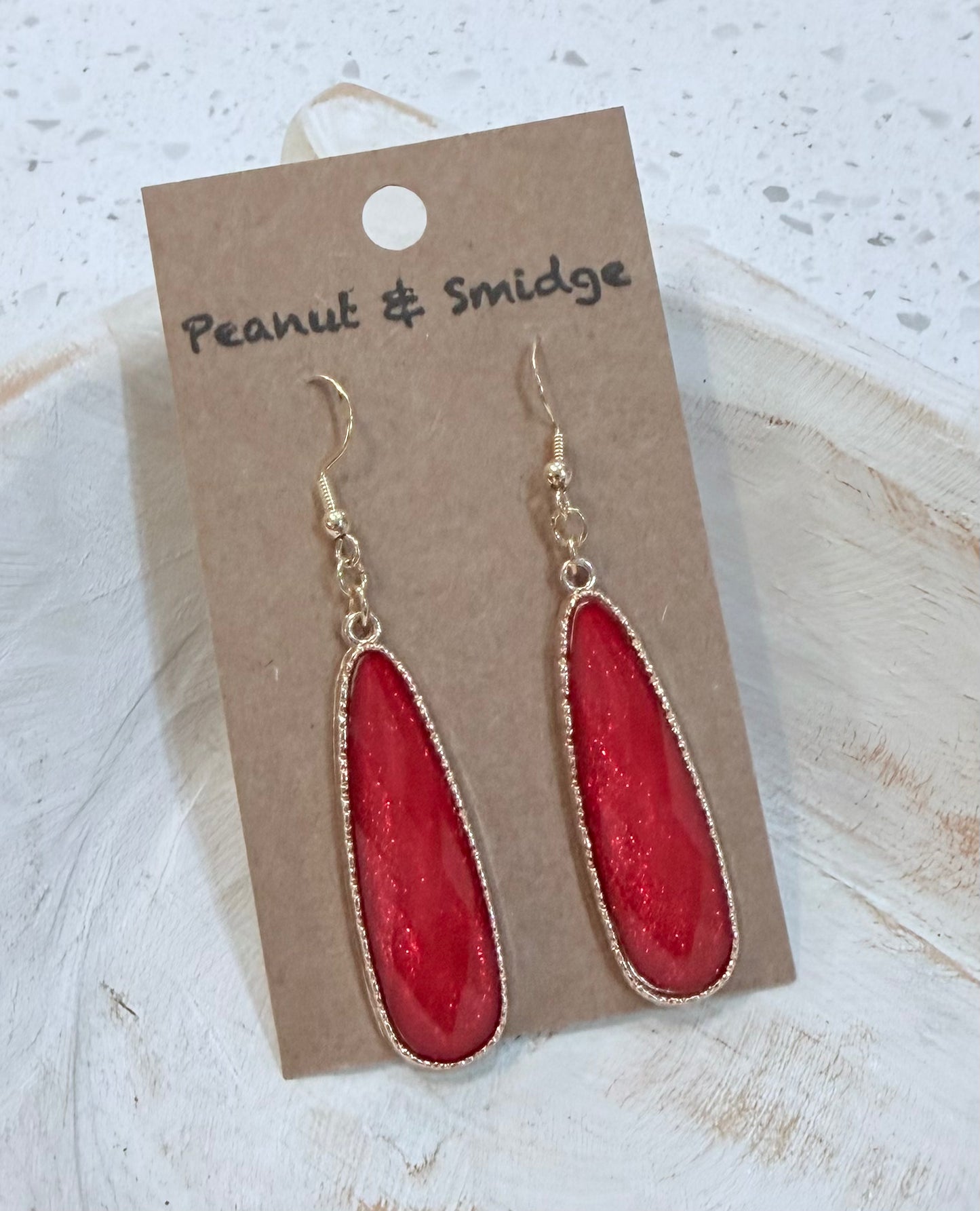 PEANUT & SMIDGE USA EARRINGS