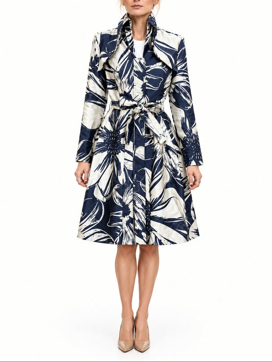 SAMUEL DONG BLOOMING BUBBLE COAT DRESS