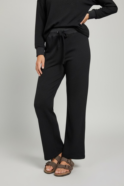 BOBI COMFORT WAIST CROP FLARE PANTS