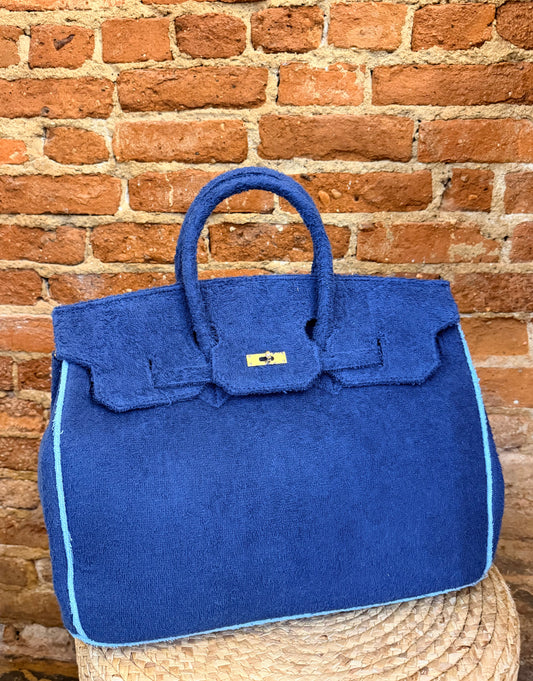 LE STITCH TERRY BOATKIN BAG
