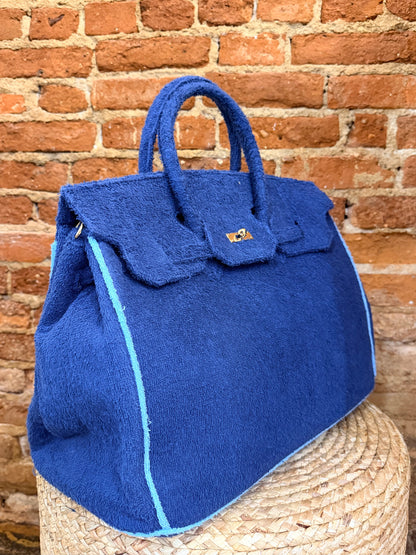 LE STITCH TERRY BOATKIN BAG