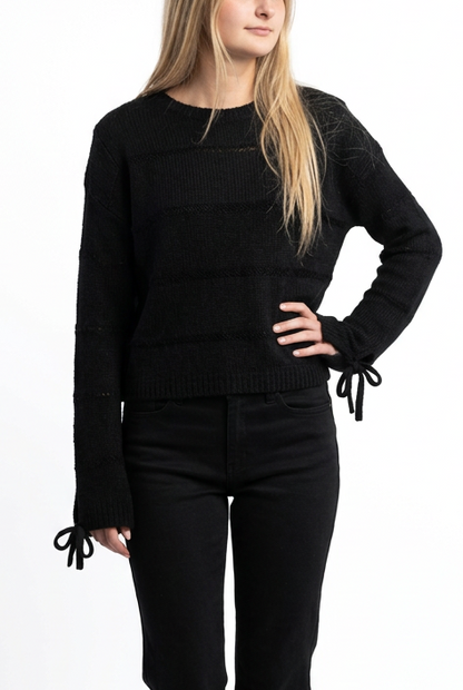 LISA TODD SHIMMER STRIPE SWEATER