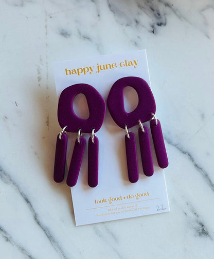 HAPPY JUNE CLAY TRIPLE SQUIGGLE