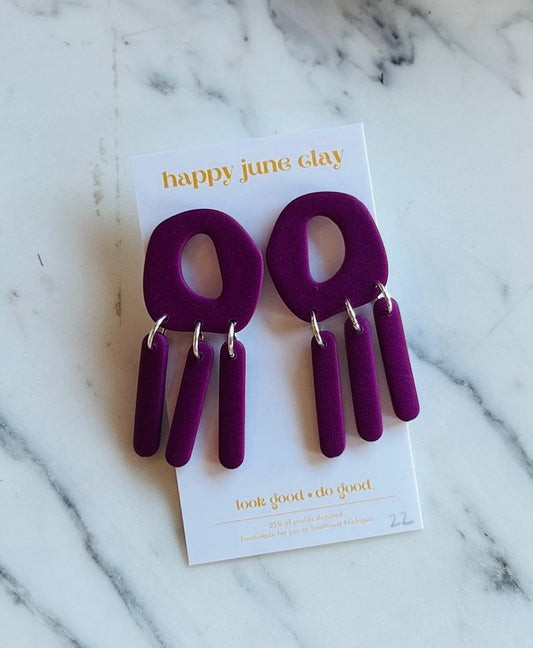 HAPPY JUNE CLAY TRIPLE SQUIGGLE