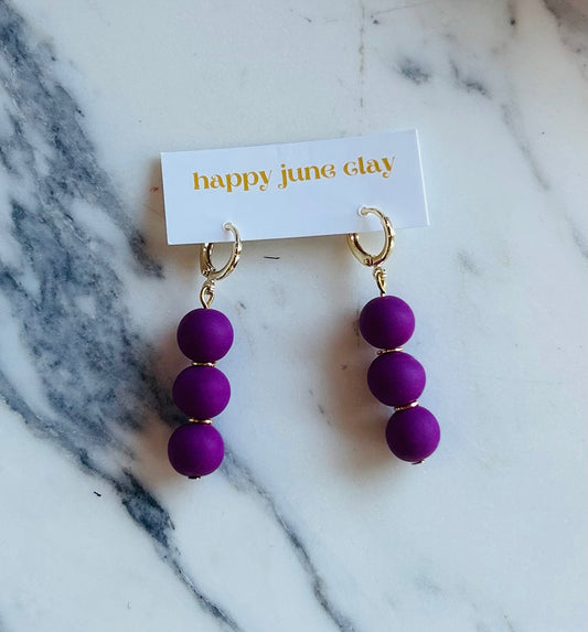 HAPPY JUNE CLAY CIRCLE STACK