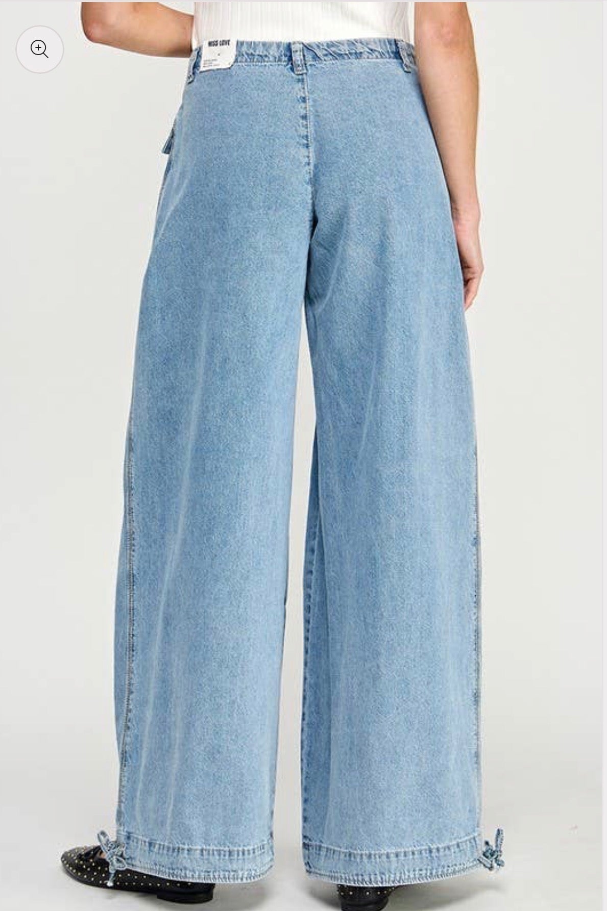 MISS LOVE BALLOON WIDE LEG PANTS