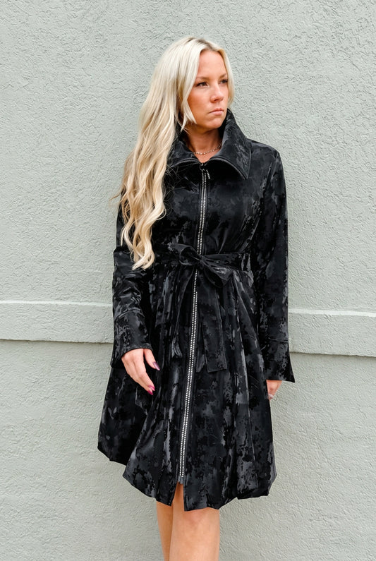 SAMUEL DONG MIDNIGHT MUSE COAT DRESS