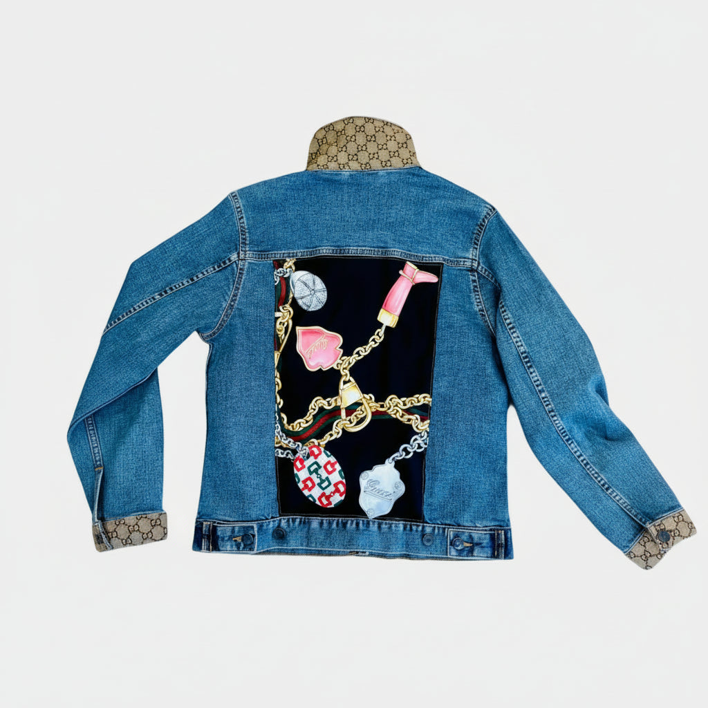 J.COFFEY GUCCI CHARMS CHAINS AND JACKET