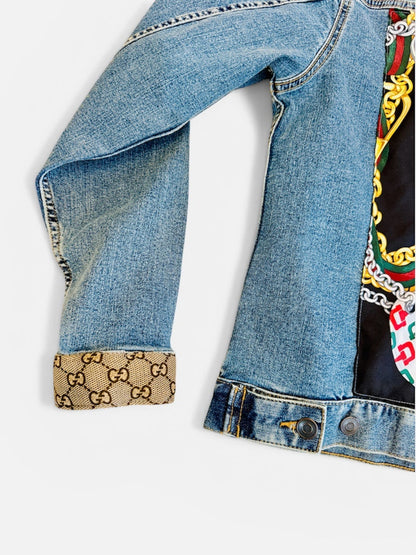 J.COFFEY GUCCI CHARMS CHAINS AND JACKET