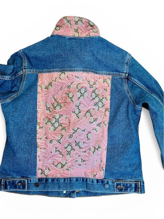 J.COFFEY GUCCI PANSY DENIM JACKET
