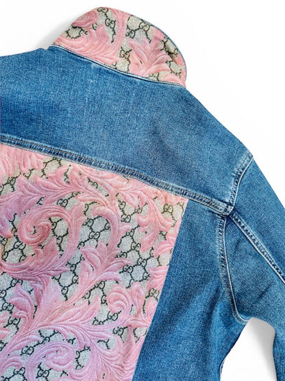 J.COFFEY GUCCI PANSY DENIM JACKET