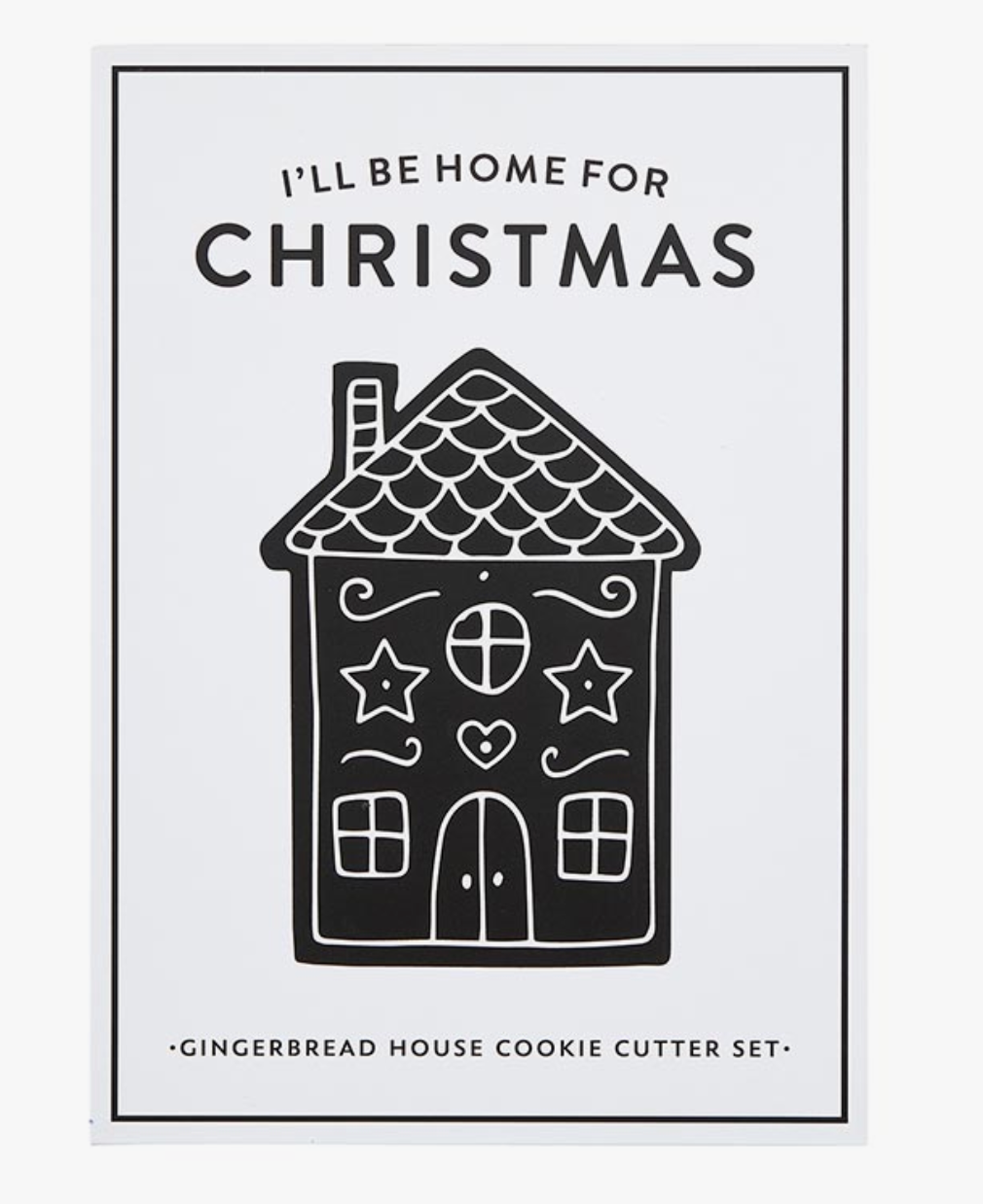 SANTA BARBARA GINGERBREAD HOUSE COOKIE CUTTER SET