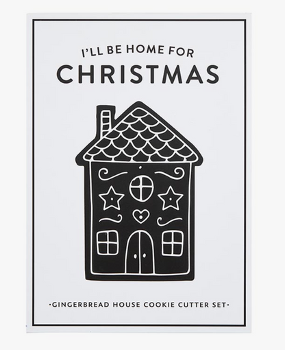 SANTA BARBARA GINGERBREAD HOUSE COOKIE CUTTER SET