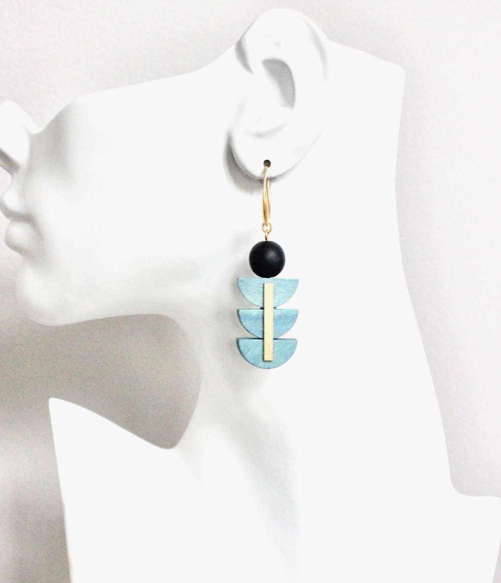 DAVID AUBREY ARTDECO EARRINGS