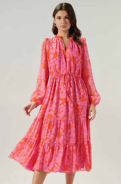 SUGARLIPS CAROLINA REAPER KRISTEN MIDI DRESS