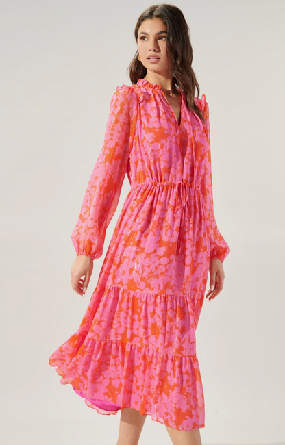 SUGARLIPS CAROLINA REAPER KRISTEN MIDI DRESS