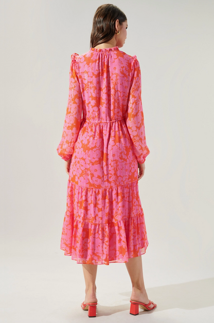 SUGARLIPS CAROLINA REAPER KRISTEN MIDI DRESS